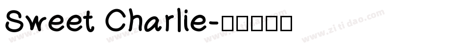 Sweet Charlie字体转换